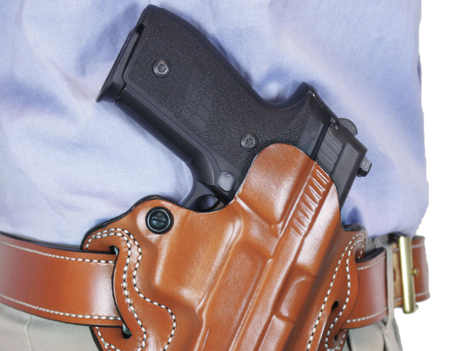 DeSantis leather holster made for open carry.